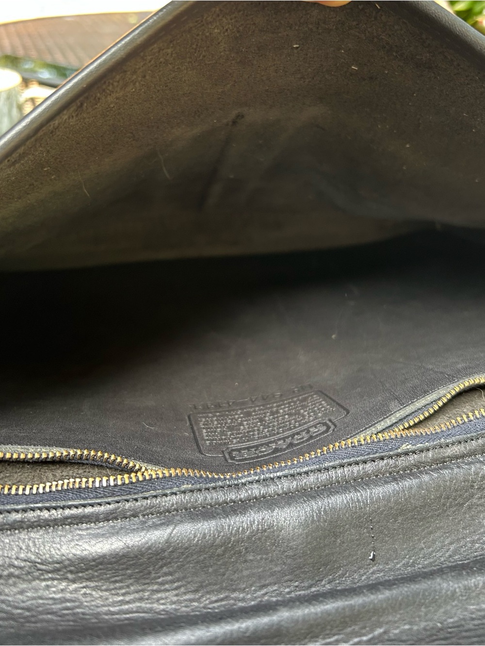 Coach Vintage Brown NYC Leather Briefcase with Brass Hardware - Picture 9 of 15